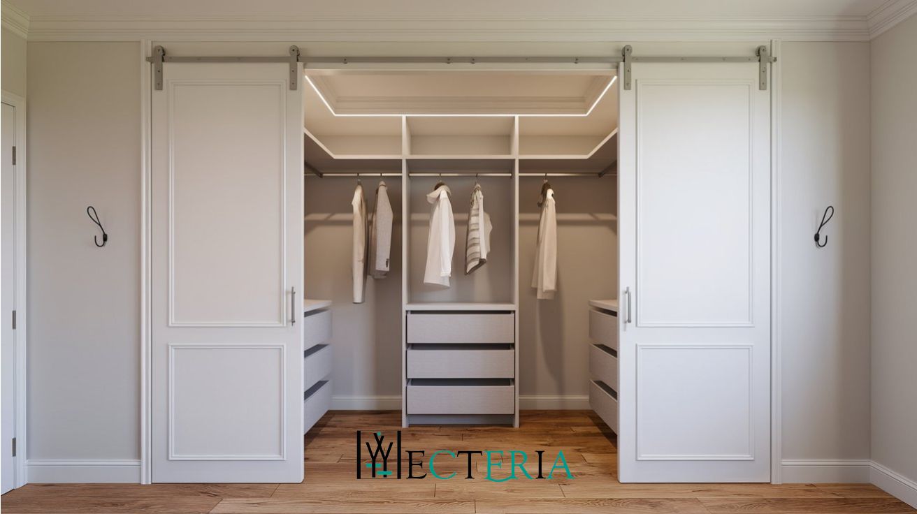 Wardrobe Interior Design| Minimalist closet design