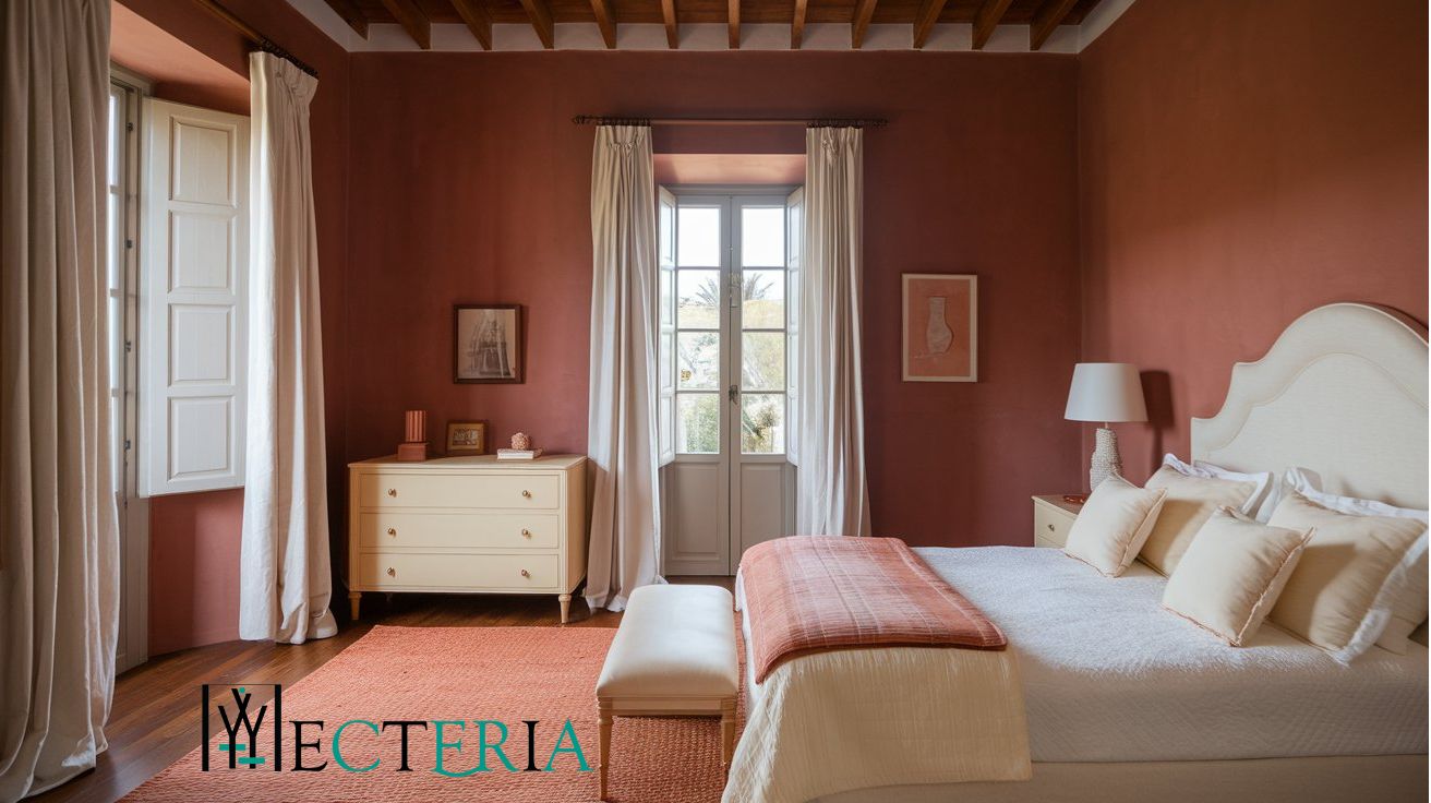 Bedroom Color Combinations |Terracotta and Cream