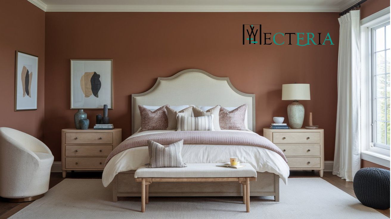 Bedroom Color Combinations |Clay and Cream